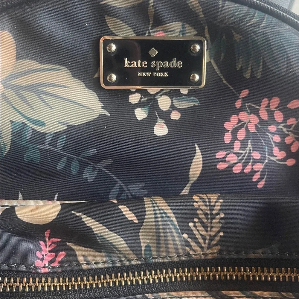 Kate Spade Floral Bradley Back pack as is